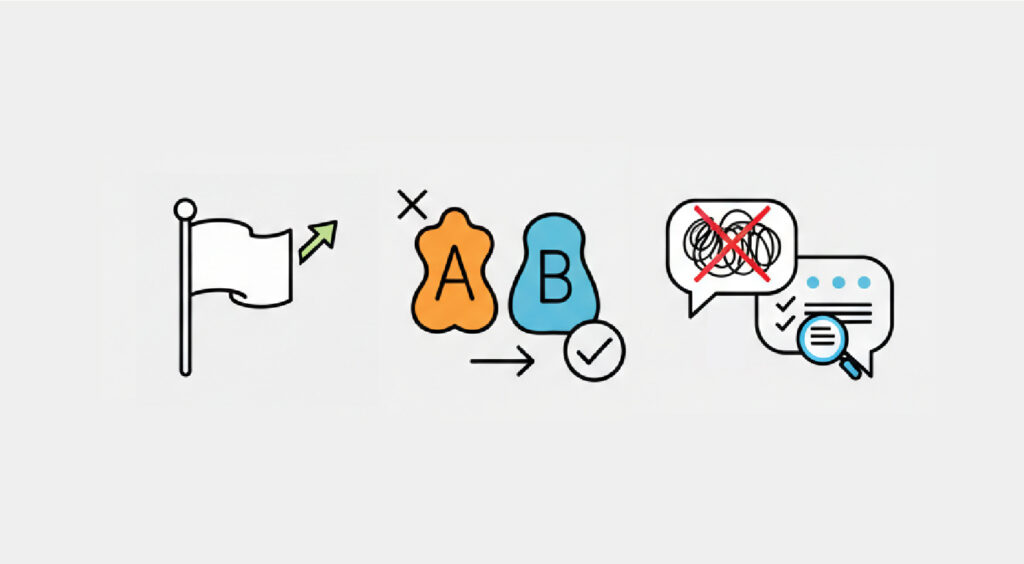 デザイナーが説明時に意識する3つのポイント